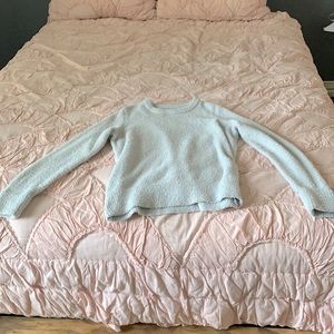 XS Lucky Brand baby blue sweater